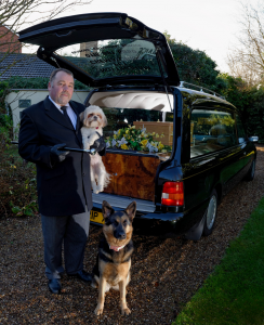 Our collection service uses a bespoke pet hearse